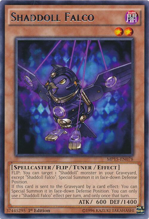 Shaddoll Falco MP15-EN078 card from 2015 Mega-Tins Mega Pack
