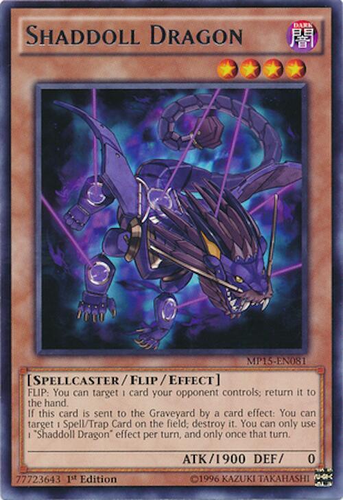Shaddoll Dragon MP15-EN081 card from 2015 Mega-Tins Mega Pack