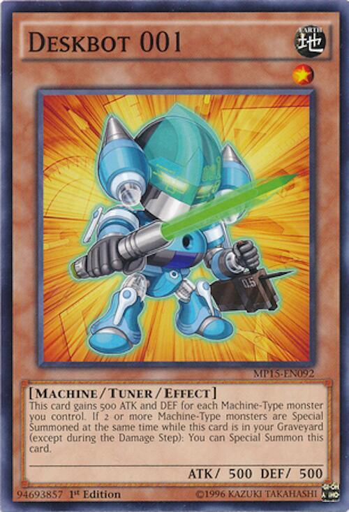Deskbot 001 MP15-EN092 card from 2015 Mega-Tins Mega Pack