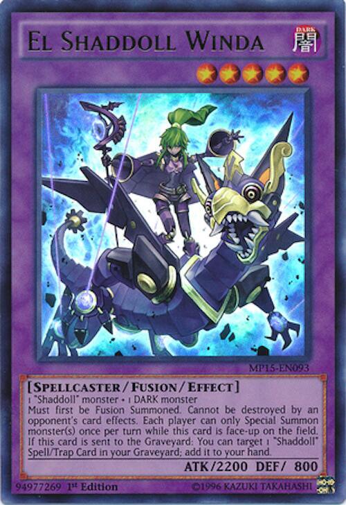 El Shaddoll Winda MP15-EN093 card from 2015 Mega-Tins Mega Pack
