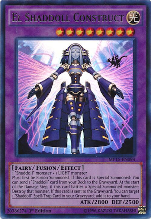 El Shaddoll Construct MP15-EN094 card from 2015 Mega-Tins Mega Pack