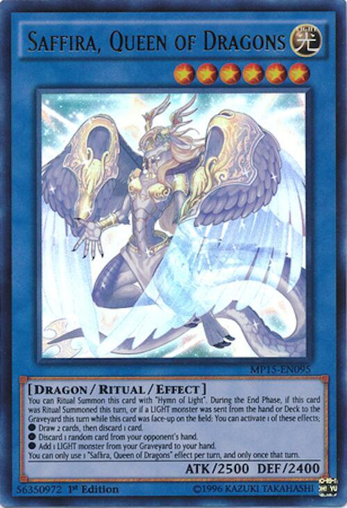 Saffira, Queen of Dragons MP15-EN095 card from 2015 Mega-Tins Mega Pack