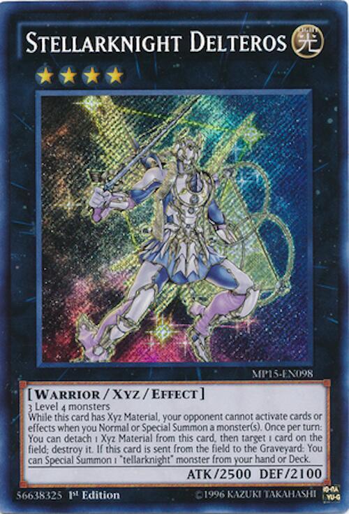 Stellarknight Delteros MP15-EN098 card from 2015 Mega-Tins Mega Pack