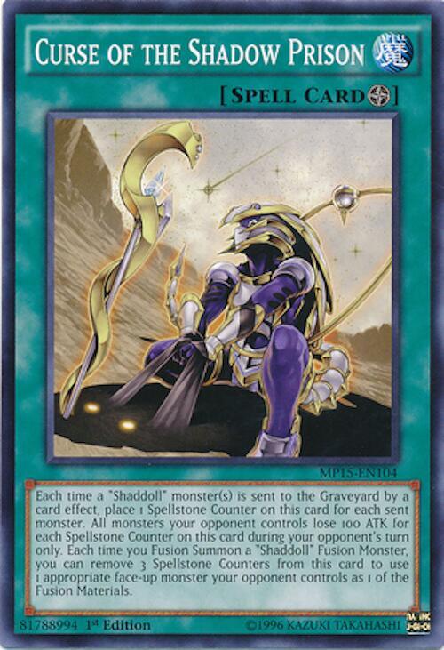 Curse of the Shadow Prison MP15-EN104 card from 2015 Mega-Tins Mega Pack