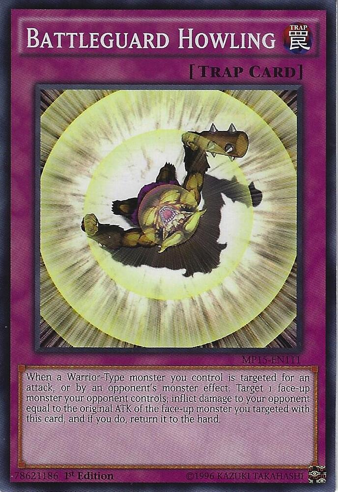 Battleguard Howling MP15-EN111 card from 2015 Mega-Tins Mega Pack