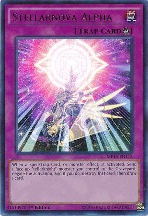 Stellarnova Alpha MP15-EN113 card from 2015 Mega-Tins Mega Pack