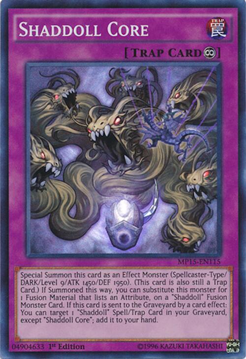 Shaddoll Core MP15-EN115 card from 2015 Mega-Tins Mega Pack