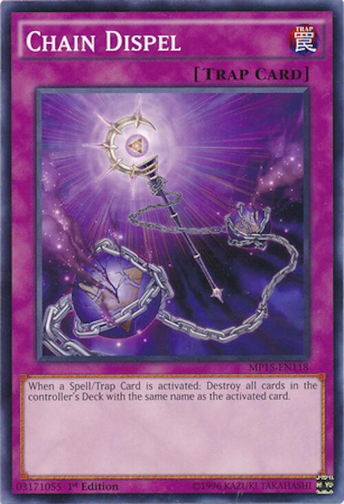Chain Dispel MP15-EN118 card from 2015 Mega-Tins Mega Pack