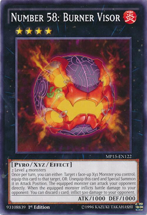 Number 58: Burner Visor MP15-EN122 card from 2015 Mega-Tins Mega Pack