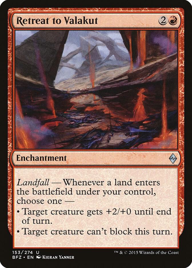 Retreat to Valakut 153 card from Battle for Zendikar