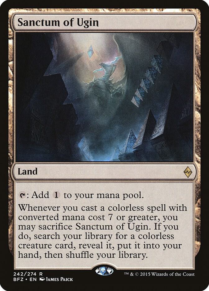 Sanctum of Ugin 242 card from Battle for Zendikar