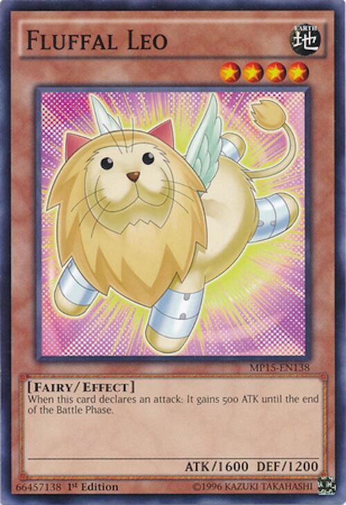 Fluffal Leo MP15-EN138 card from 2015 Mega-Tins Mega Pack