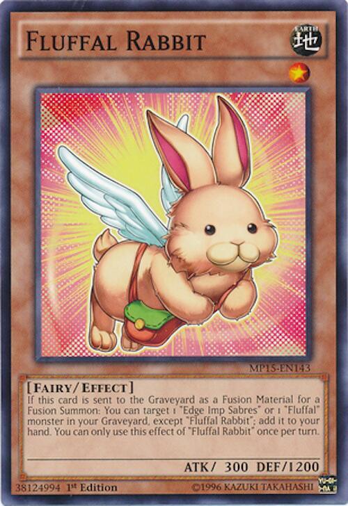 Fluffal Rabbit MP15-EN143 card from 2015 Mega-Tins Mega Pack