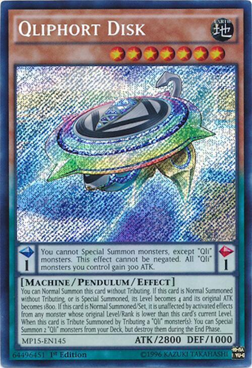 Qliphort Disk MP15-EN145 card from 2015 Mega-Tins Mega Pack