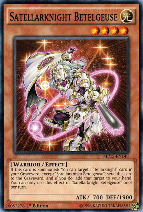 Satellarknight Betelgeuse MP15-EN148 card from 2015 Mega-Tins Mega Pack