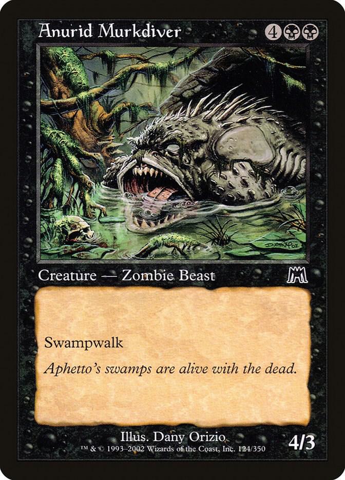 Anurid Murkdiver 124 card from Onslaught