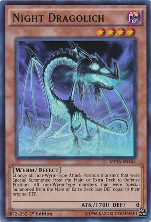 Night Dragolich MP15-EN153 card from 2015 Mega-Tins Mega Pack
