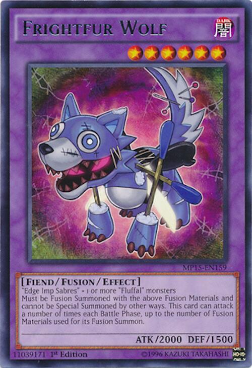 Frightfur Wolf MP15-EN159 card from 2015 Mega-Tins Mega Pack