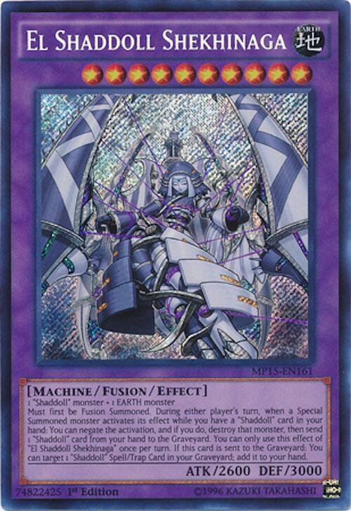 El Shaddoll Shekhinaga MP15-EN161 card from 2015 Mega-Tins Mega Pack