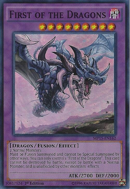 First of the Dragons MP15-EN162 card from 2015 Mega-Tins Mega Pack