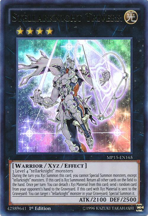 Stellarknight Triverr MP15-EN165 card from 2015 Mega-Tins Mega Pack