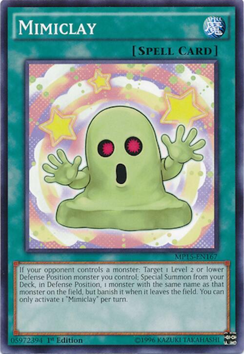 Mimiclay MP15-EN167 card from 2015 Mega-Tins Mega Pack