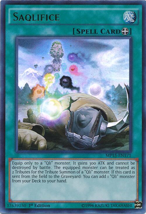 Saqlifice MP15-EN171 card from 2015 Mega-Tins Mega Pack