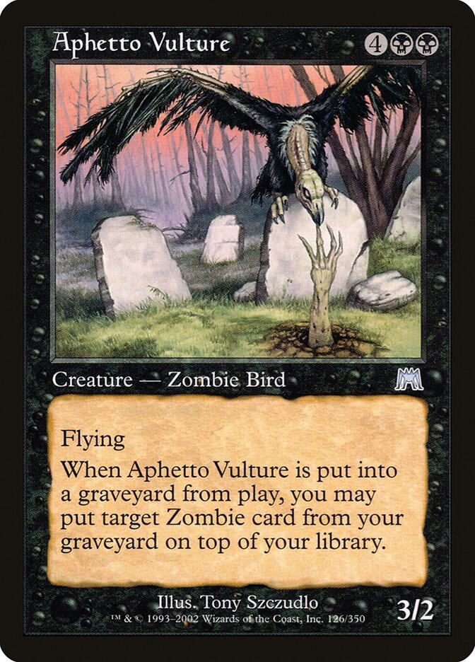 Aphetto Vulture 126 card from Onslaught