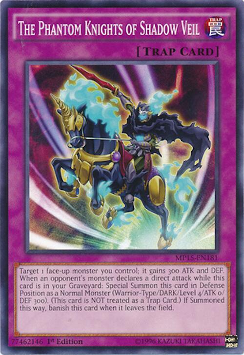 The Phantom Knights of Shadow Veil MP15-EN181 card from 2015 Mega-Tins Mega Pack
