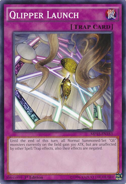 Qlipper Launch MP15-EN183 card from 2015 Mega-Tins Mega Pack