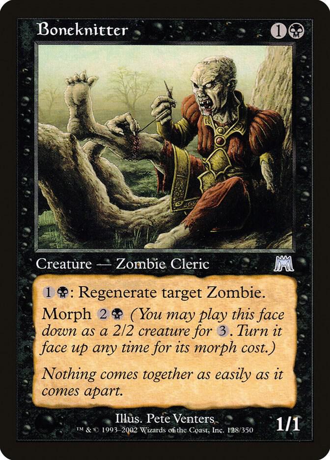Boneknitter 128 card from Onslaught