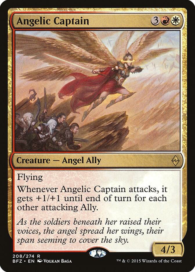 Angelic Captain 208 card from Battle for Zendikar