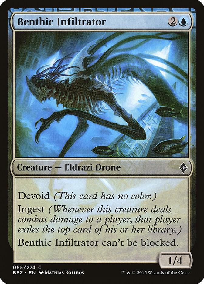 Benthic Infiltrator 55 card from Battle for Zendikar