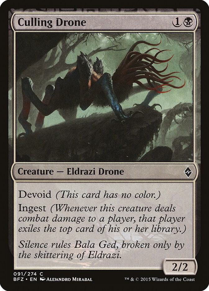 Culling Drone 91 card from Battle for Zendikar
