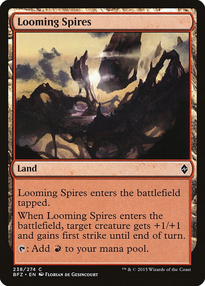 Looming Spires 238 card from Battle for Zendikar