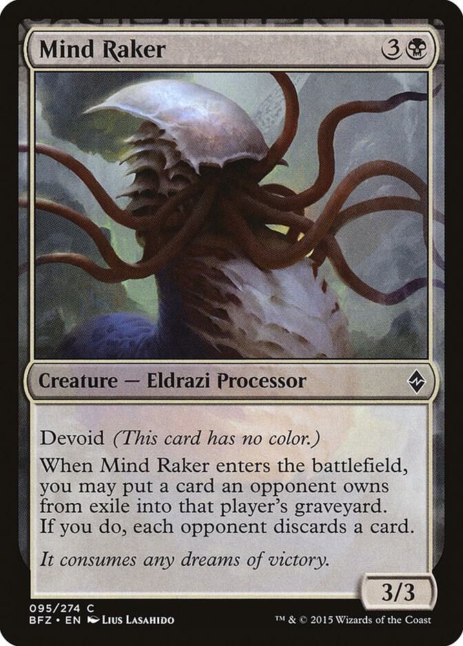 Mind Raker 95 card from Battle for Zendikar
