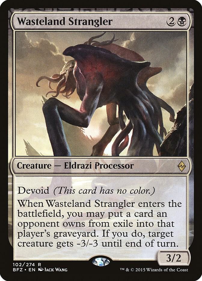 Wasteland Strangler 102 card from Battle for Zendikar