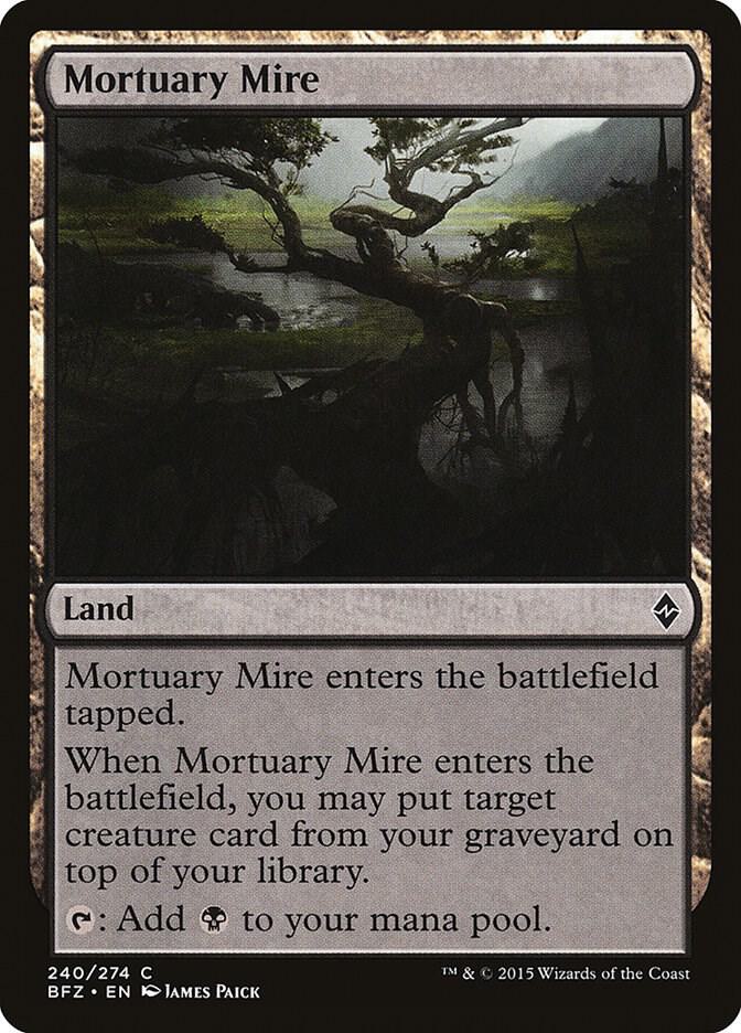 Mortuary Mire 240 card from Battle for Zendikar