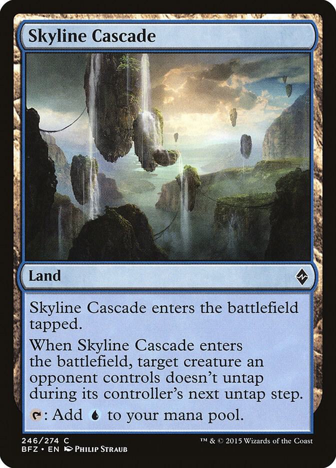 Skyline Cascade 246 card from Battle for Zendikar