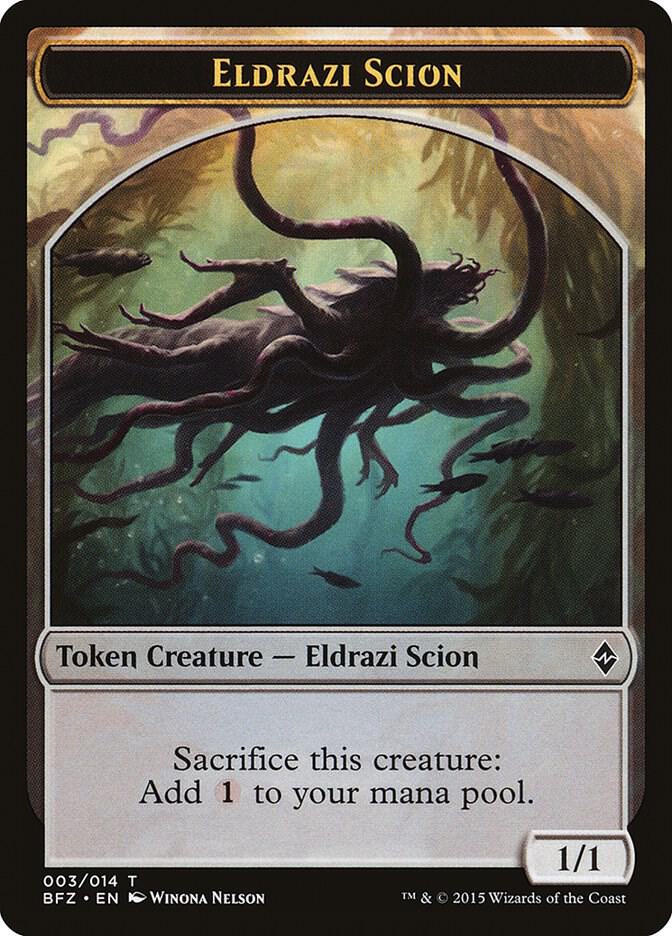 Eldrazi Scion Token 3 card from Battle for Zendikar