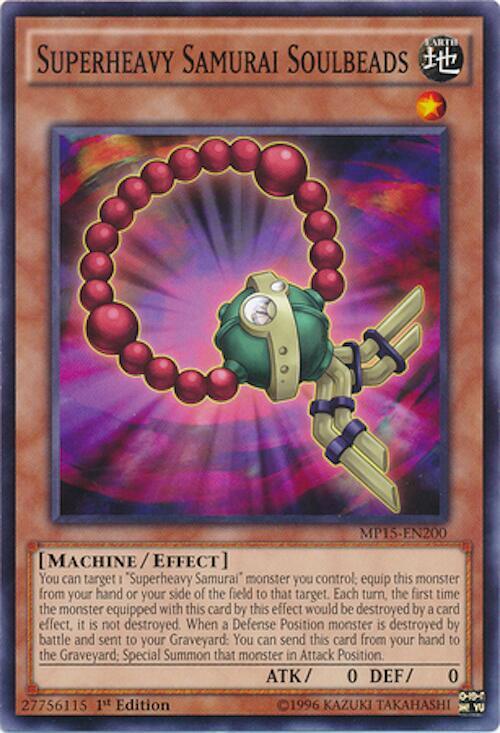 Superheavy Samurai Soulbeads MP15-EN200 card from 2015 Mega-Tins Mega Pack
