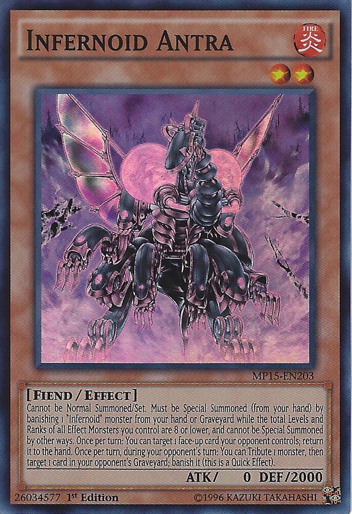 Infernoid Antra MP15-EN203 card from 2015 Mega-Tins Mega Pack