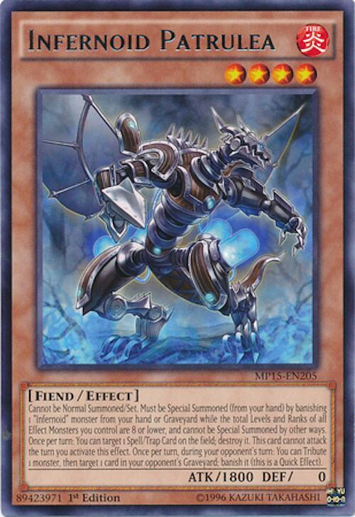 Infernoid Patrulea MP15-EN205 card from 2015 Mega-Tins Mega Pack