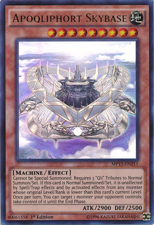 Apoqliphort Skybase MP15-EN211 card from 2015 Mega-Tins Mega Pack