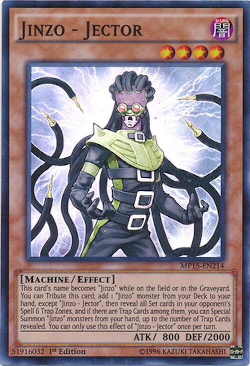 Jinzo - Jector MP15-EN214 card from 2015 Mega-Tins Mega Pack