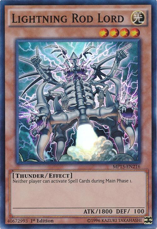 Lightning Rod Lord MP15-EN216 card from 2015 Mega-Tins Mega Pack