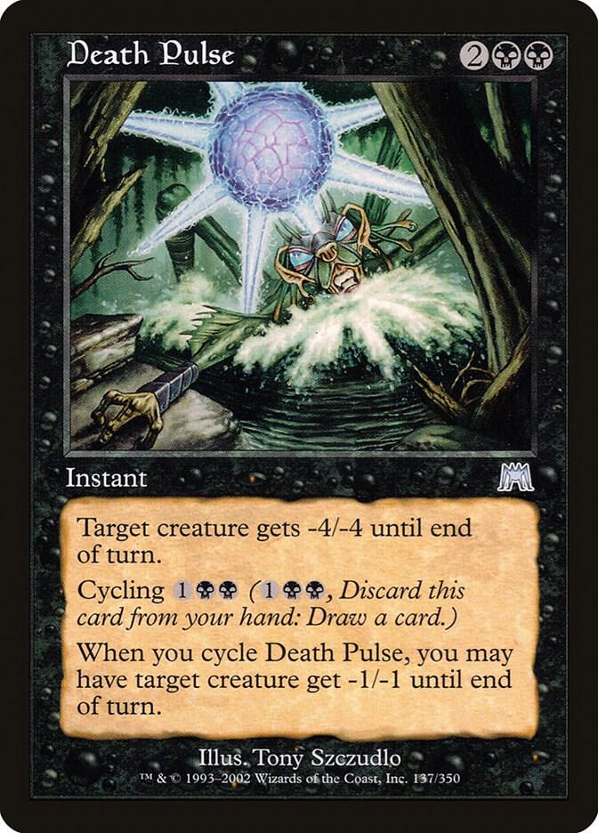Death Pulse 137 card from Onslaught