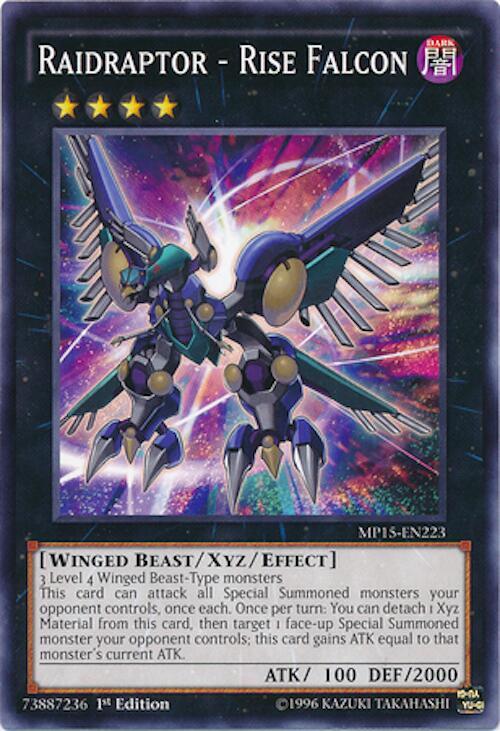 Raidraptor - Rise Falcon MP15-EN223 card from 2015 Mega-Tins Mega Pack