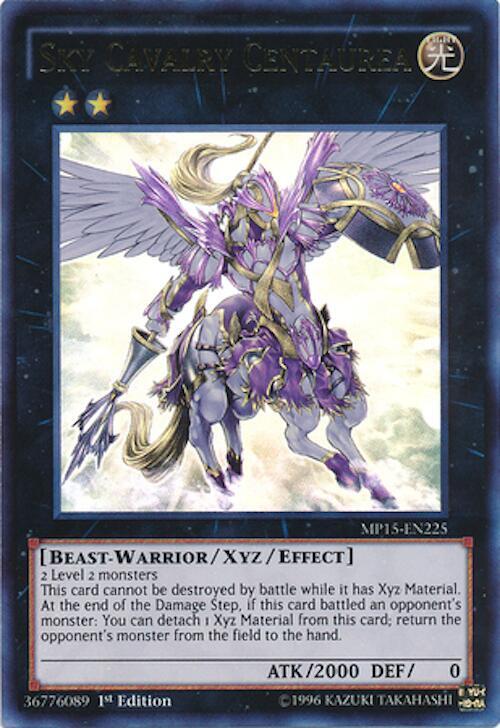 Sky Cavalry Centaurea MP15-EN225 card from 2015 Mega-Tins Mega Pack