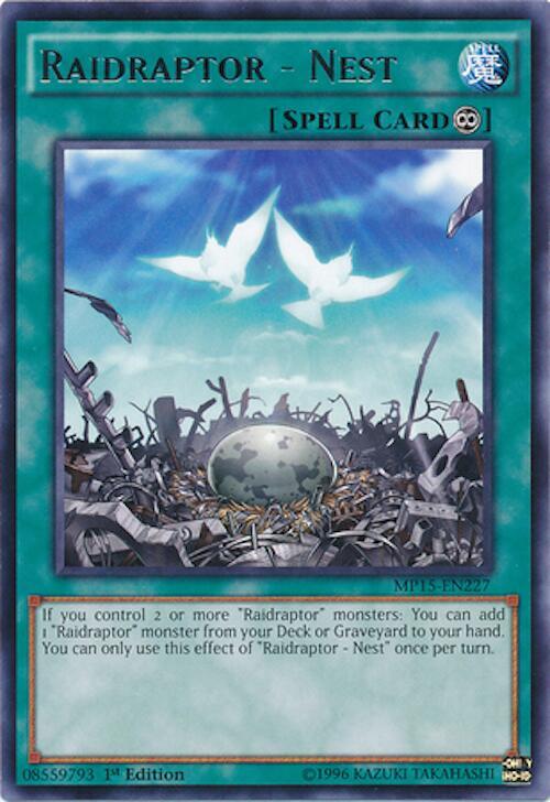 Raidraptor - Nest MP15-EN227 card from 2015 Mega-Tins Mega Pack